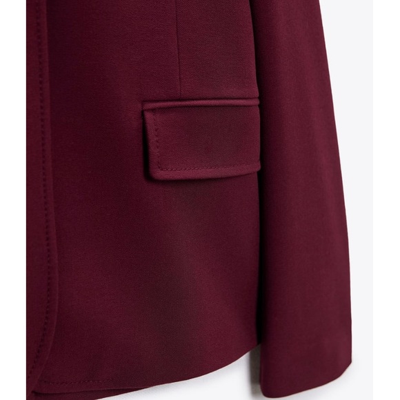 NWT Zara BUTTONED TAILORED BLAZER / L - Picture 8 of 15
